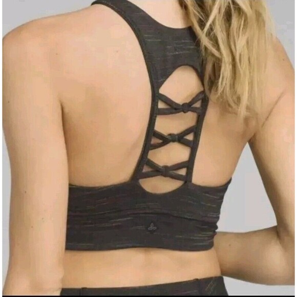 ! prAna MEDIUM Itzel  Racerback Sports Bra Athletic Yoga PILATES - Picture 4 of 5